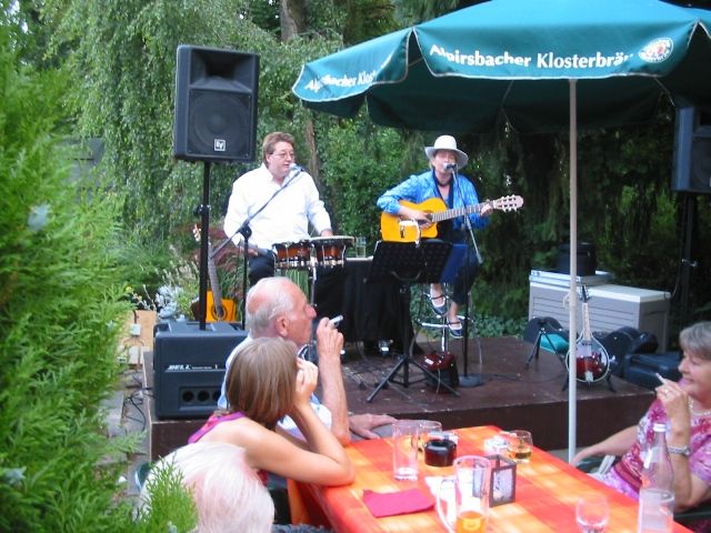 Neckarm�hle 50er / 60er Grill-Open-Air Mundelsheim
                mit "Duo Bellevue" am 05.07.2008