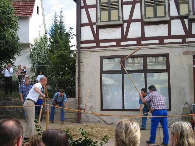 Die 16. Mundelsheimer
                Sichelhenket, 28.8 und 29.8.2004