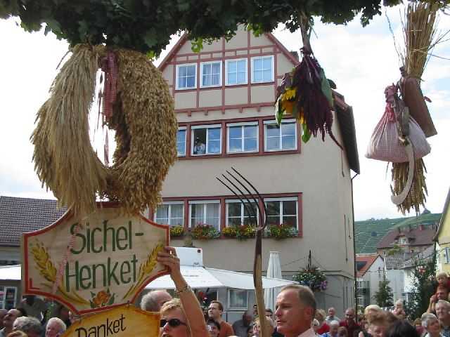 Die 16. Mundelsheimer
                Sichelhenket, 28.8 und 29.8.2004